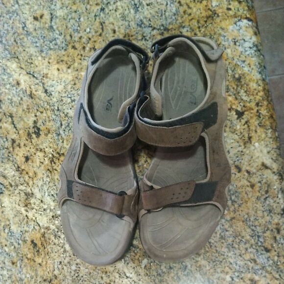 TEVA 6101 Fossil Canyon Hybrid Trail Men 12 US 45.5 EU Brown WATERPROOF Hiking main image 12